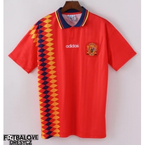Španělsko 1994 Retro Domácí Dres Krátký Rukáv Španělsko 1994 Retro Domácí Dres Krátký Rukáv